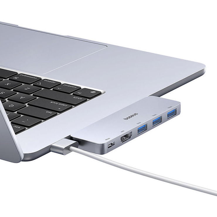 Порт-реплікатор BASEUS UltraJoy Series 5-Port Hub (B00052801811-04)