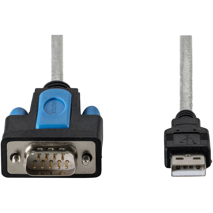 Кабель DIGITUS USB - COM, chip FT232RNL 1.8м (DA-70170)