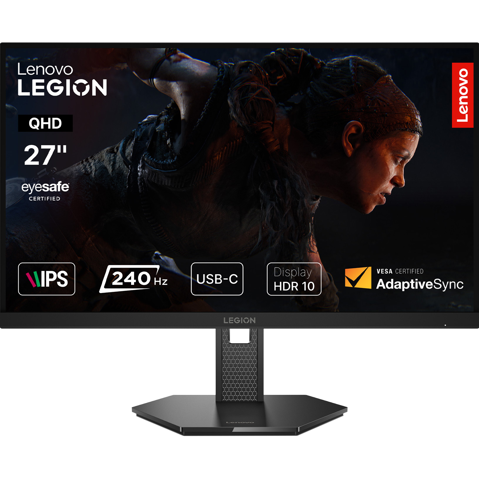 Монітор 27" LENOVO Legion 27QD-10 Raven Black (67D2UAC1UA)