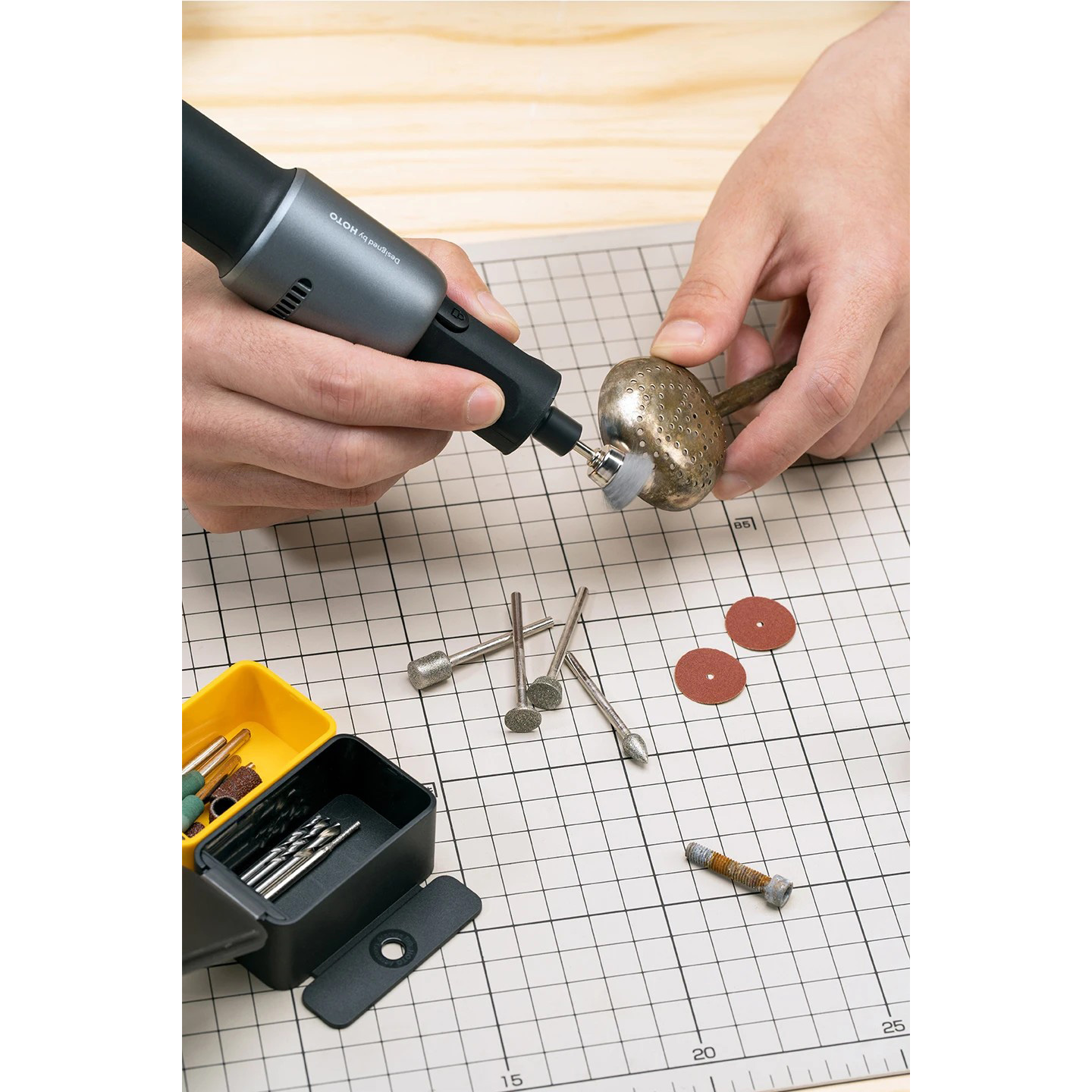 Набір інструментів HOTO Rotary Tool Accessories Kit 60пр (QWFGJ001)