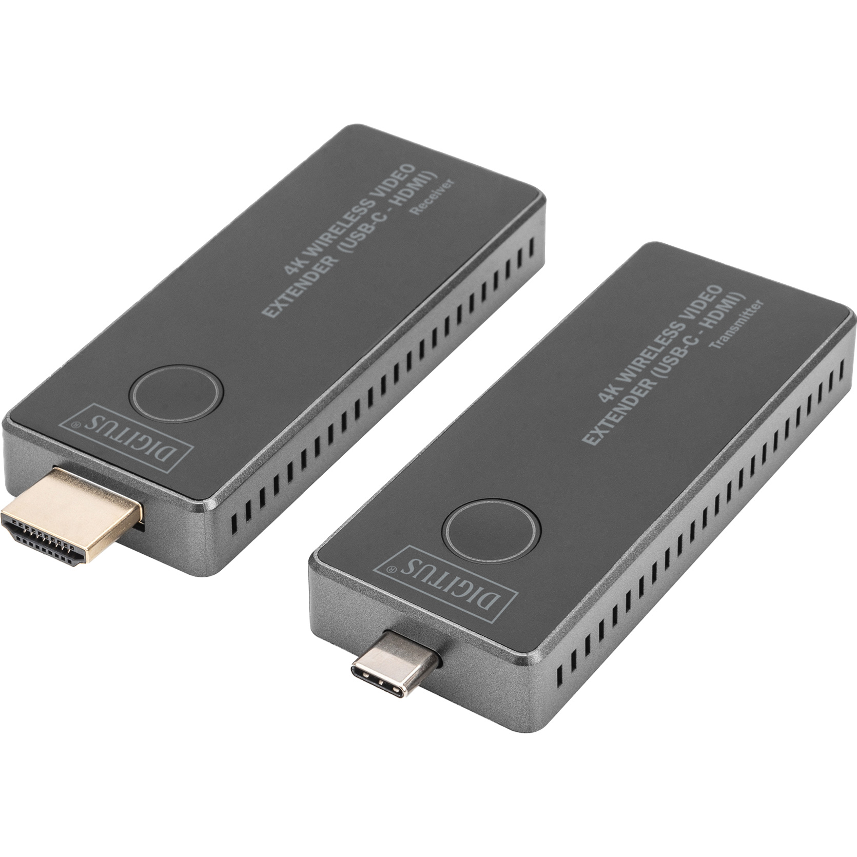 Удлинитель HDMI по Wi-Fi DIGITUS 4K Wireless Video Extender Set Gray (DS-55324)