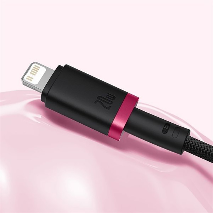 Кабель BASEUS Dura Series Fast Charging Cable Type-C to Lightning 20W 2м Black/Red (P10377800U01-03)