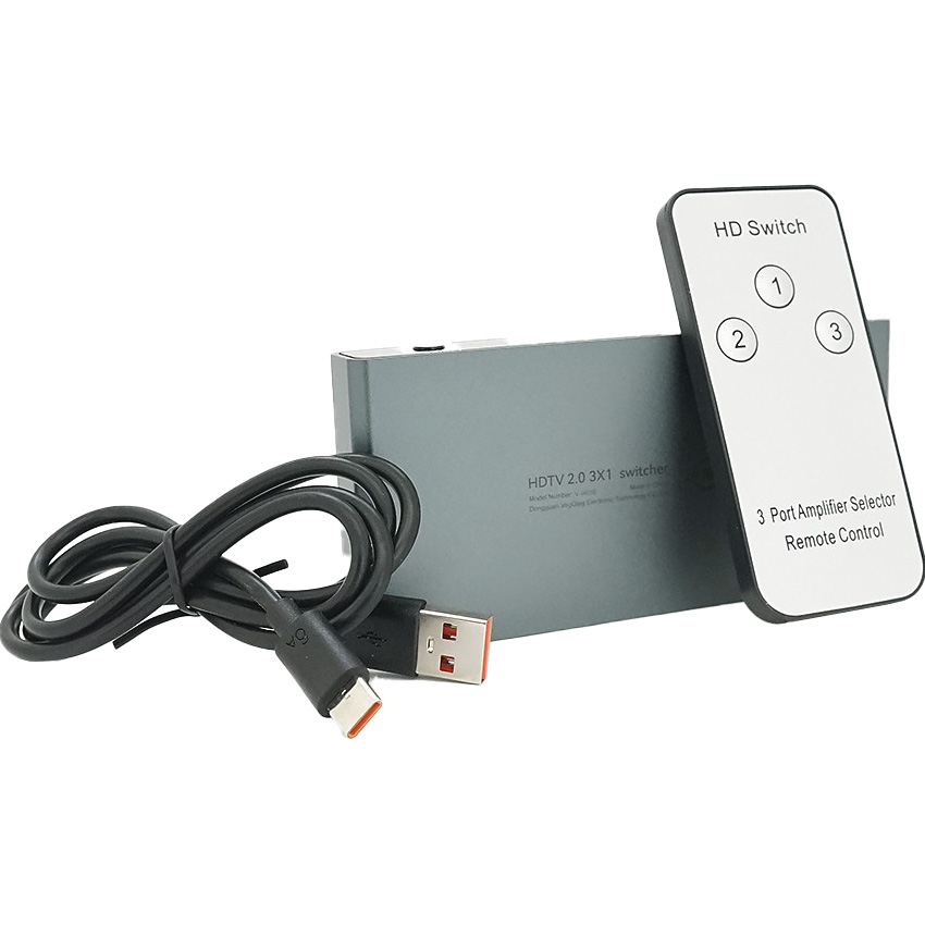HDMI свитч 3 to 1 VEGGIEG V-HD10