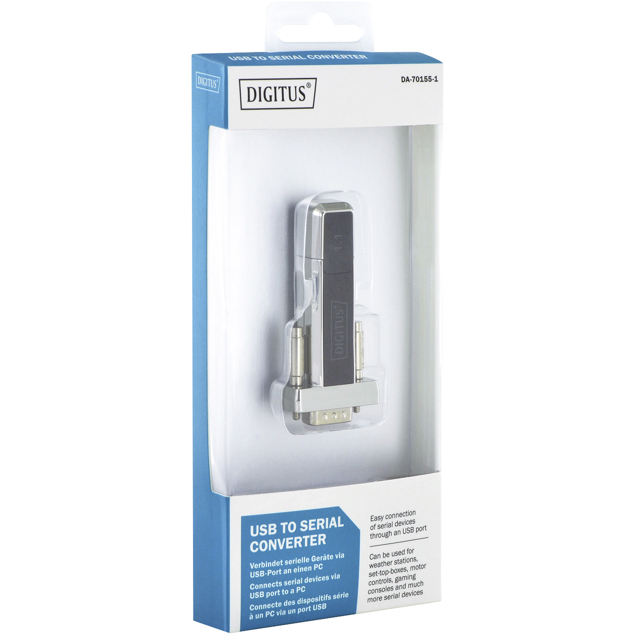 Адаптер DIGITUS USB - COM, chip PL2303GT (DA-70155-1)