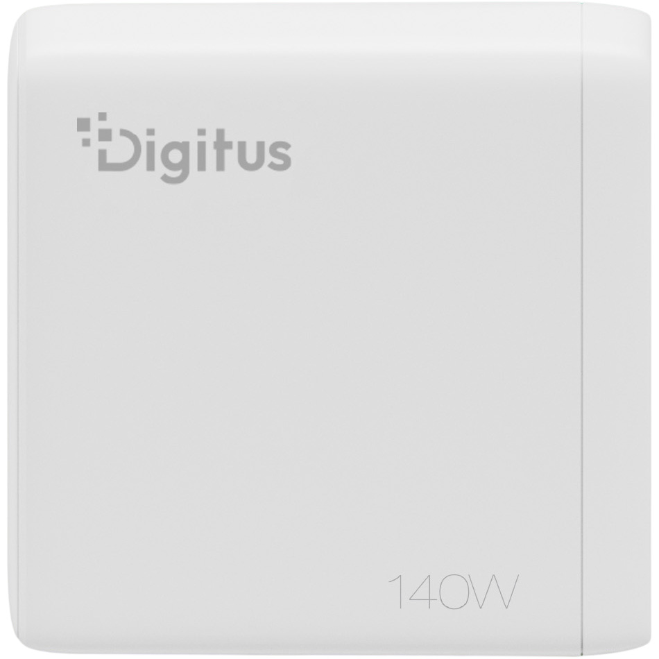 Зарядний пристрій DIGITUS GaN Charger, 3x USB-C, 1x USB-A, 140W White (DA-10305)