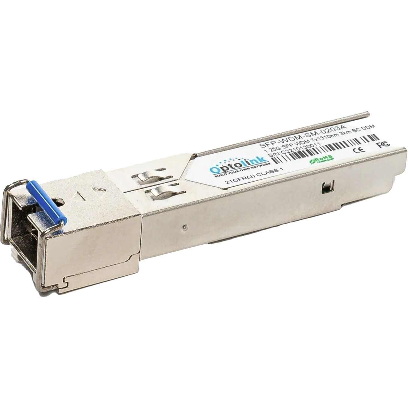 Модуль OPTOLINK SFP-WDM-SM-0203A SFP 1.25GbE Tx1310/Rx1550 3km SM SC