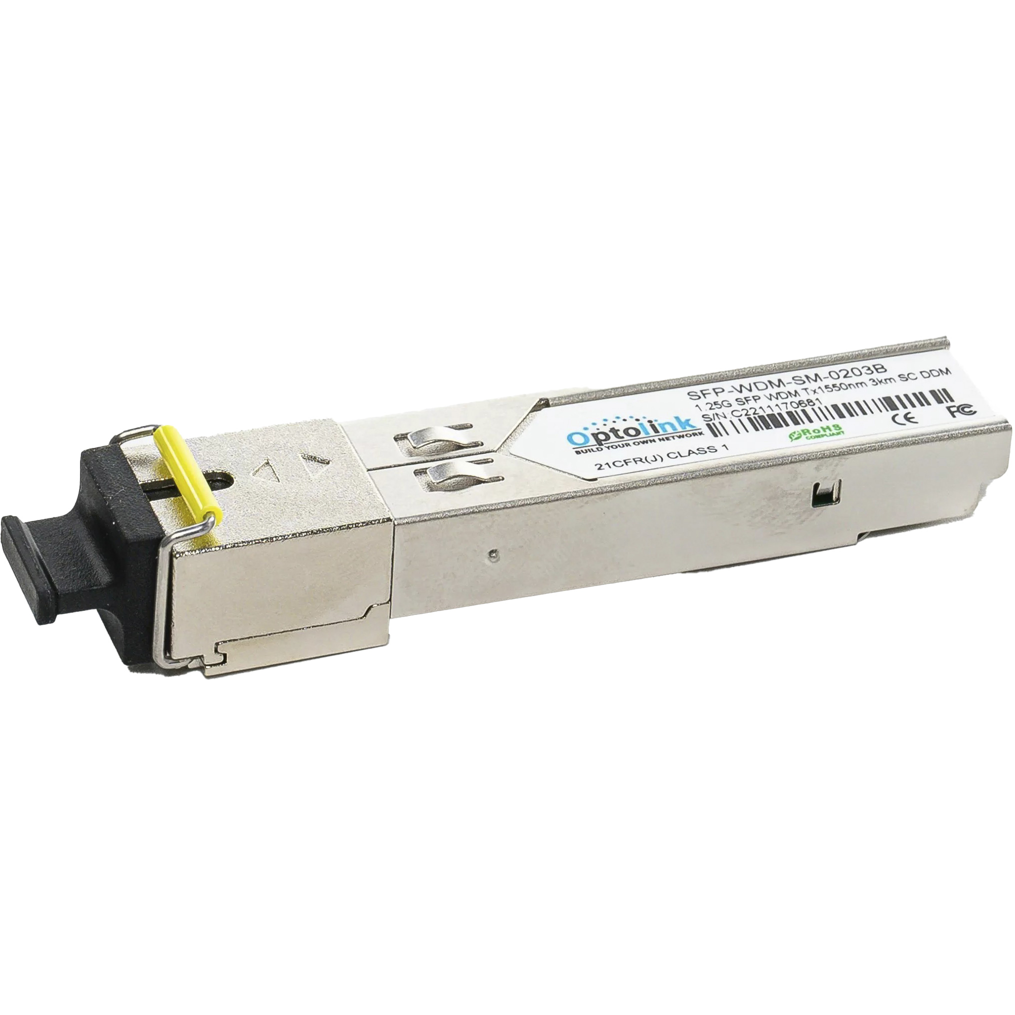 Модуль OPTOLINK SFP-WDM-SM-0203B SFP 1.25GbE Tx1550/Rx1310 3km SM SC