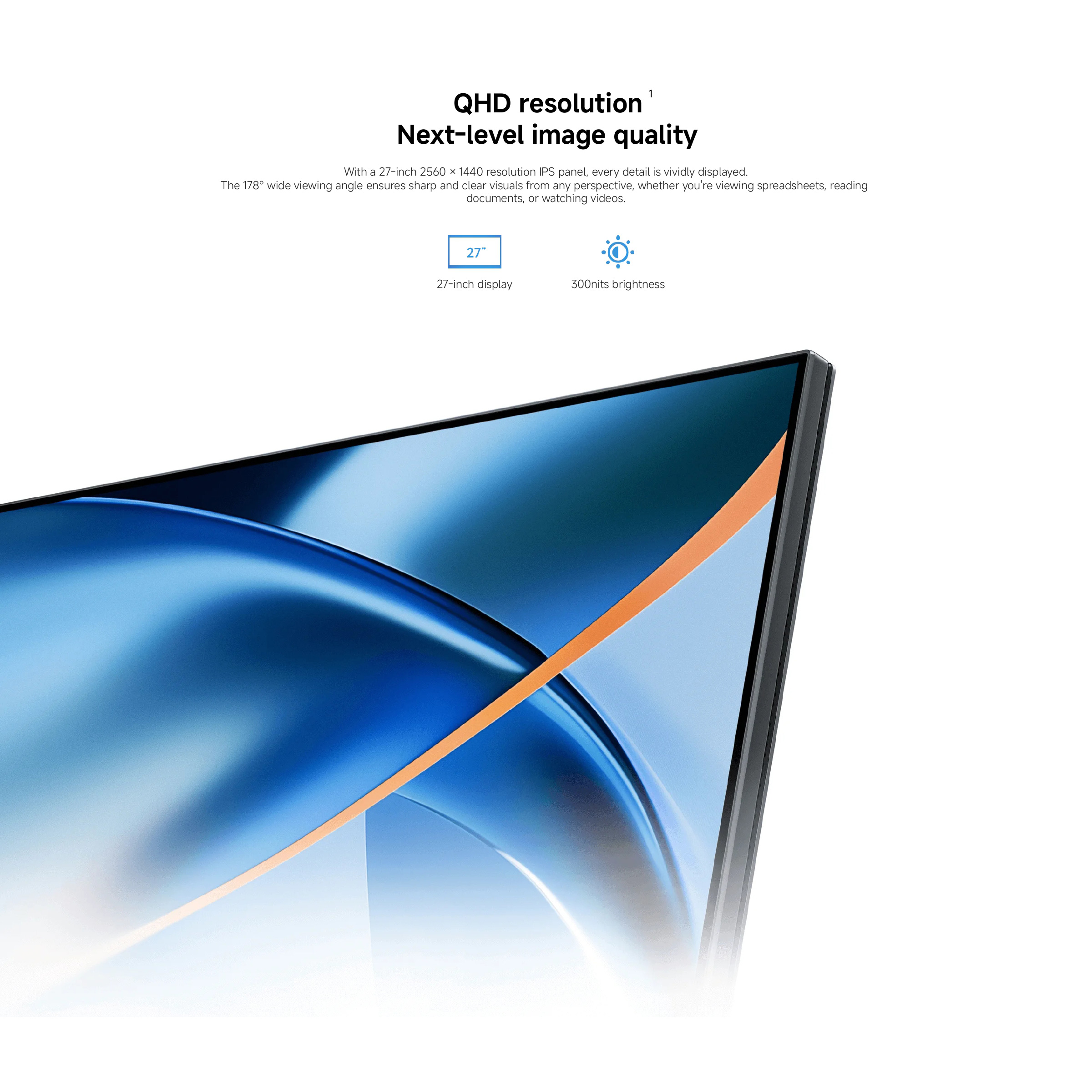 Монітор 27" XIAOMI Mi 2K Monitor A27Qi 2026 (ELA6568EU)