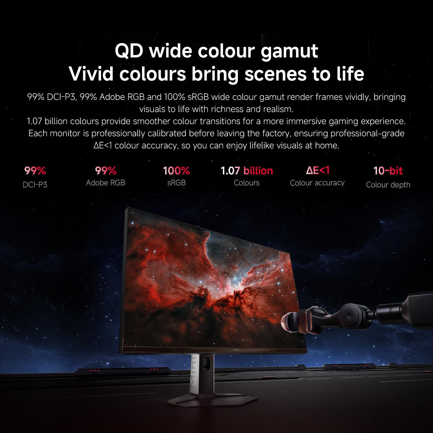Монітор 27" XIAOMI Mi Mini LED Gaming Monitor G Pro 27Qi 2026 (ELA6394EU)