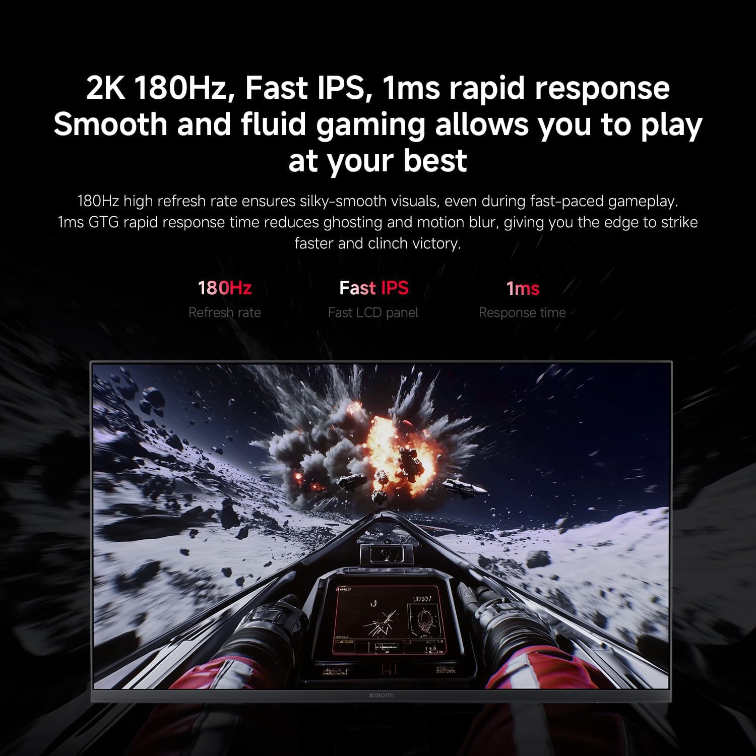 Монітор 27" XIAOMI Mi Mini LED Gaming Monitor G Pro 27Qi 2026 (ELA6394EU)