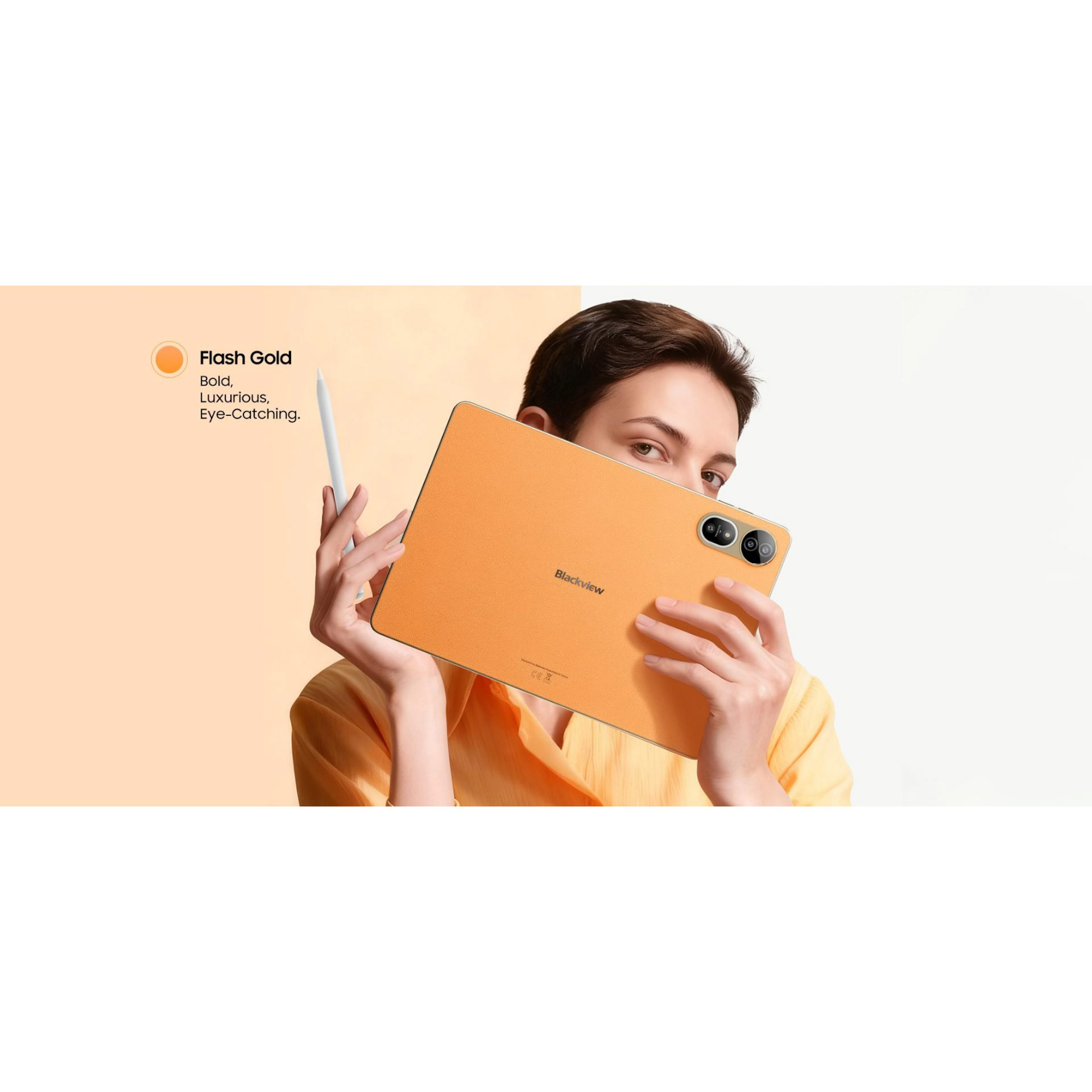 Планшет BLACKVIEW Mega 12 SET 12/256GB Flash Gold (6931548325291)