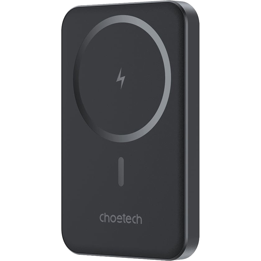 Повербанк з бездротовою зарядкою CHOETECH B709 PD3.0 Magnetic Wireless Power Bank 20W 5000mAh Black
