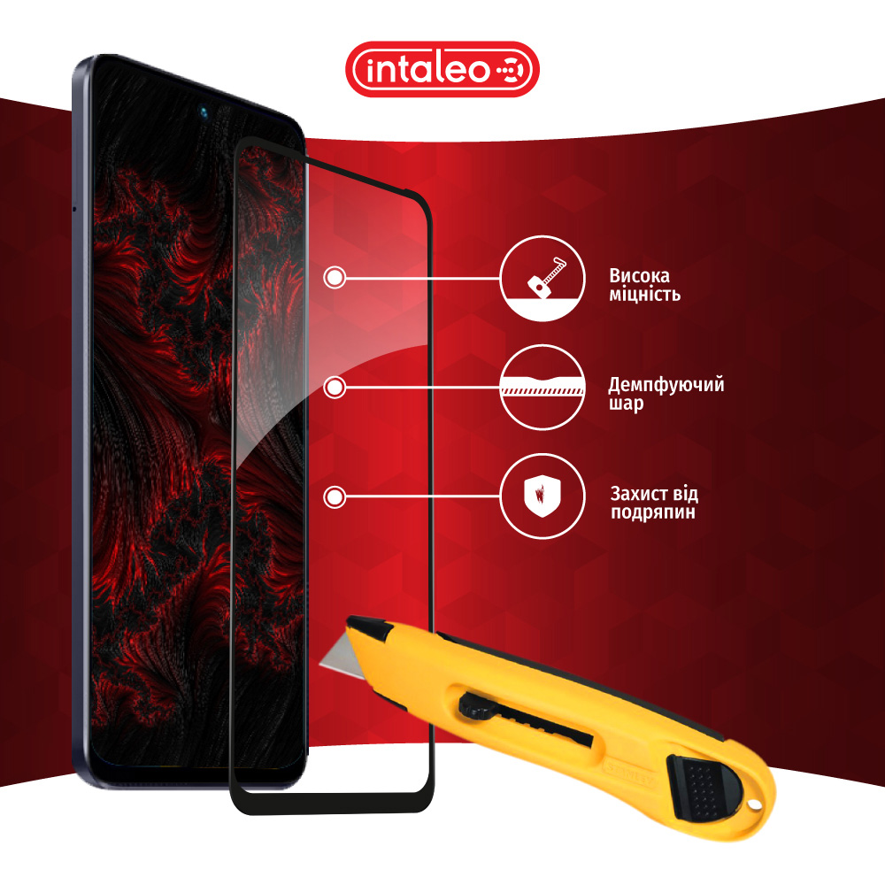 Захисне скло INTALEO Full Glue для Infinix Hot 30 Play