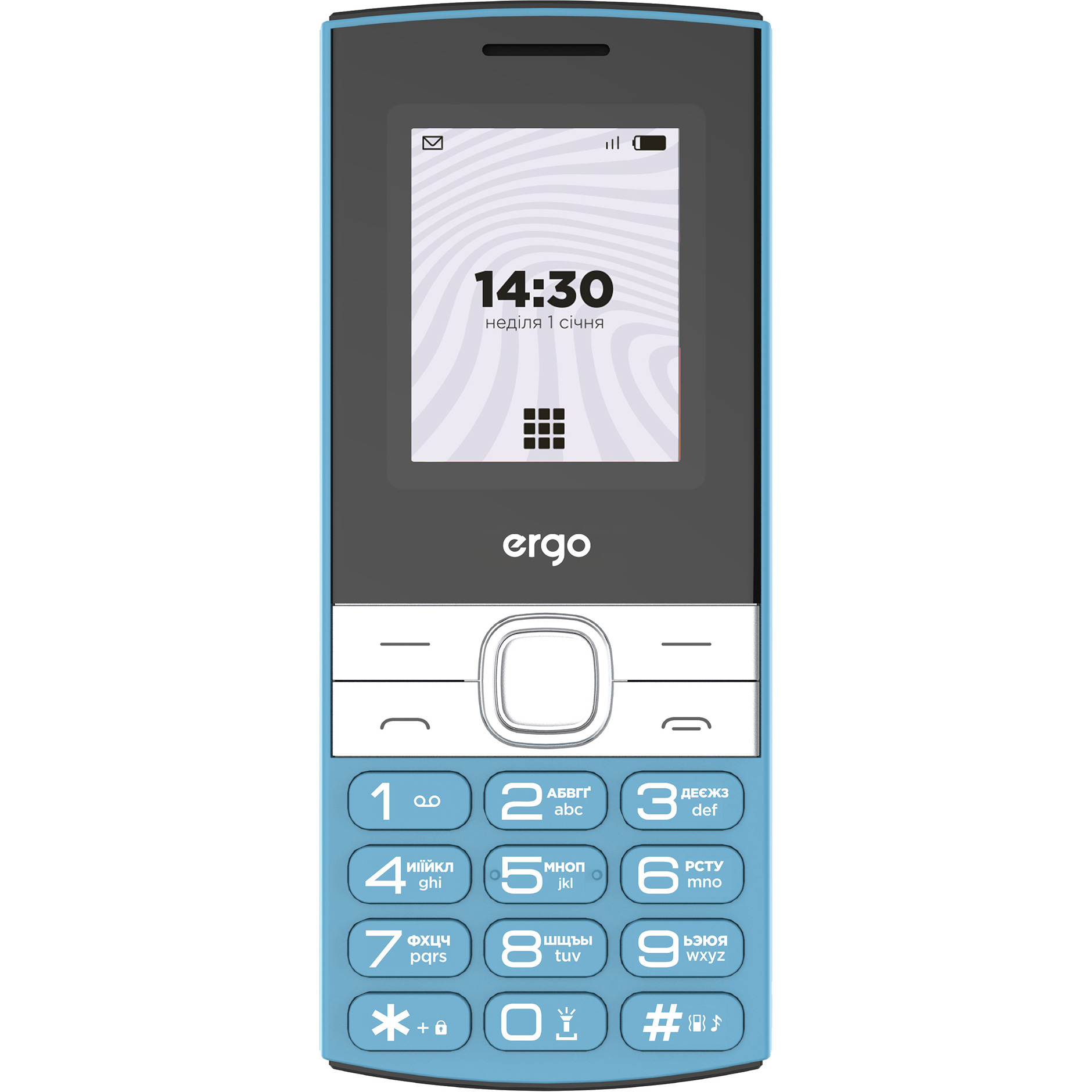 Мобильный телефон ERGO B185 Blue