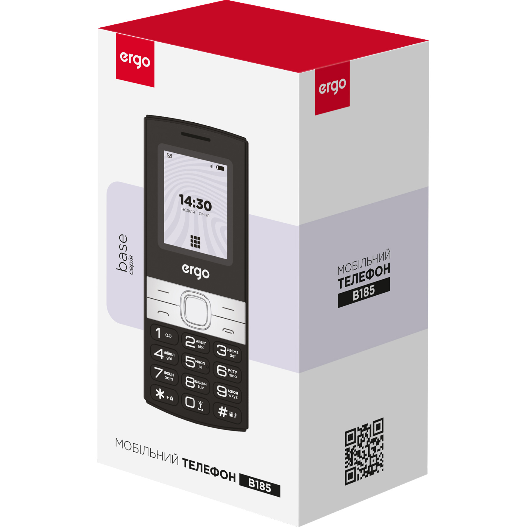 Мобильный телефон ERGO B185 Red