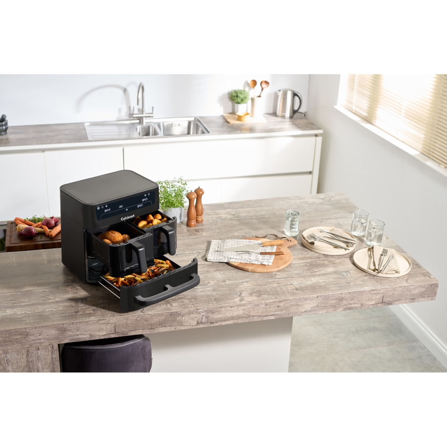 Мультипечь CUISINART Tri Zone AFT13XBLE