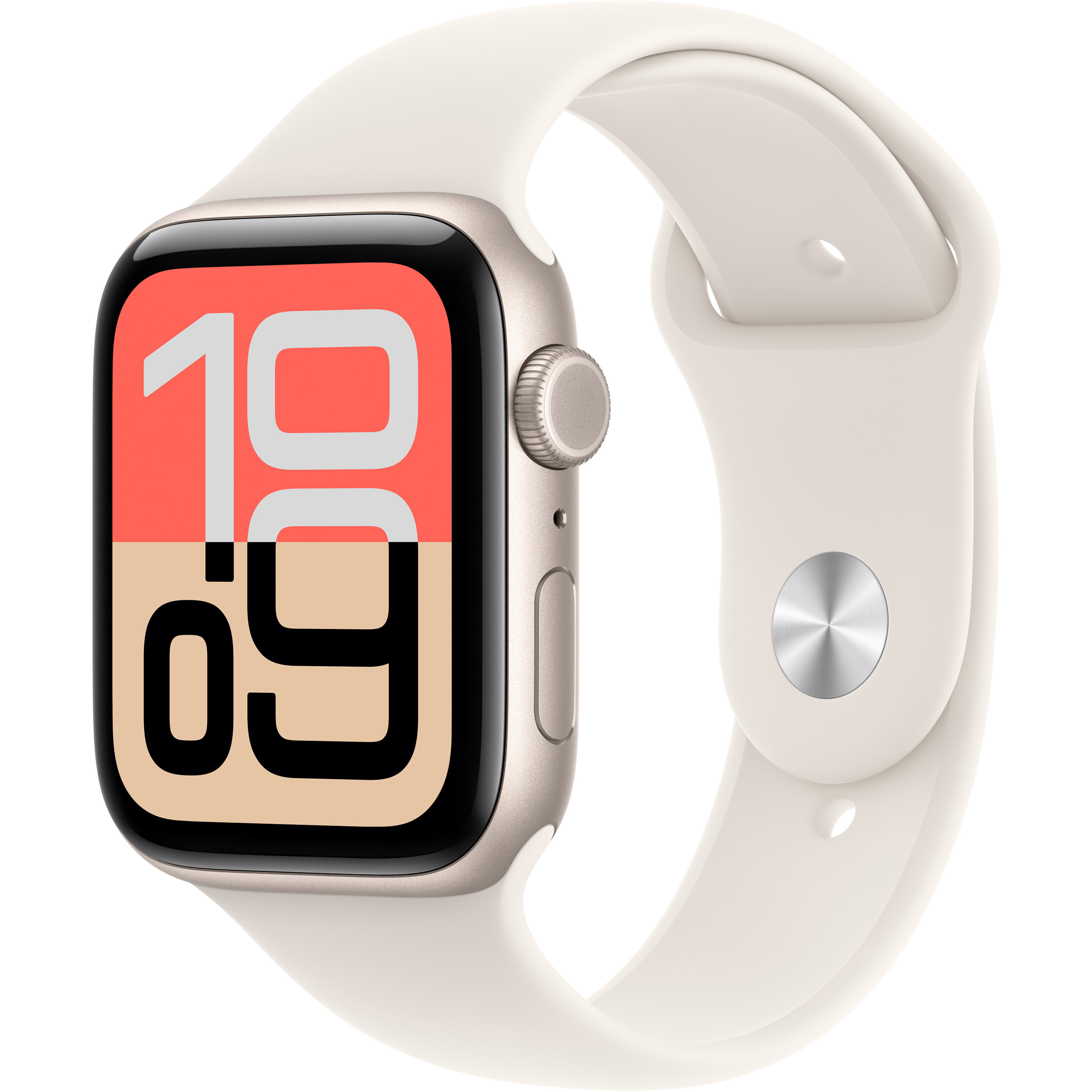 Смарт-годинник APPLE Watch SE 3 GPS + Cellular 44mm Starlight Aluminum Case with Starlight Sport Band S/M (MEPE4RK/A)