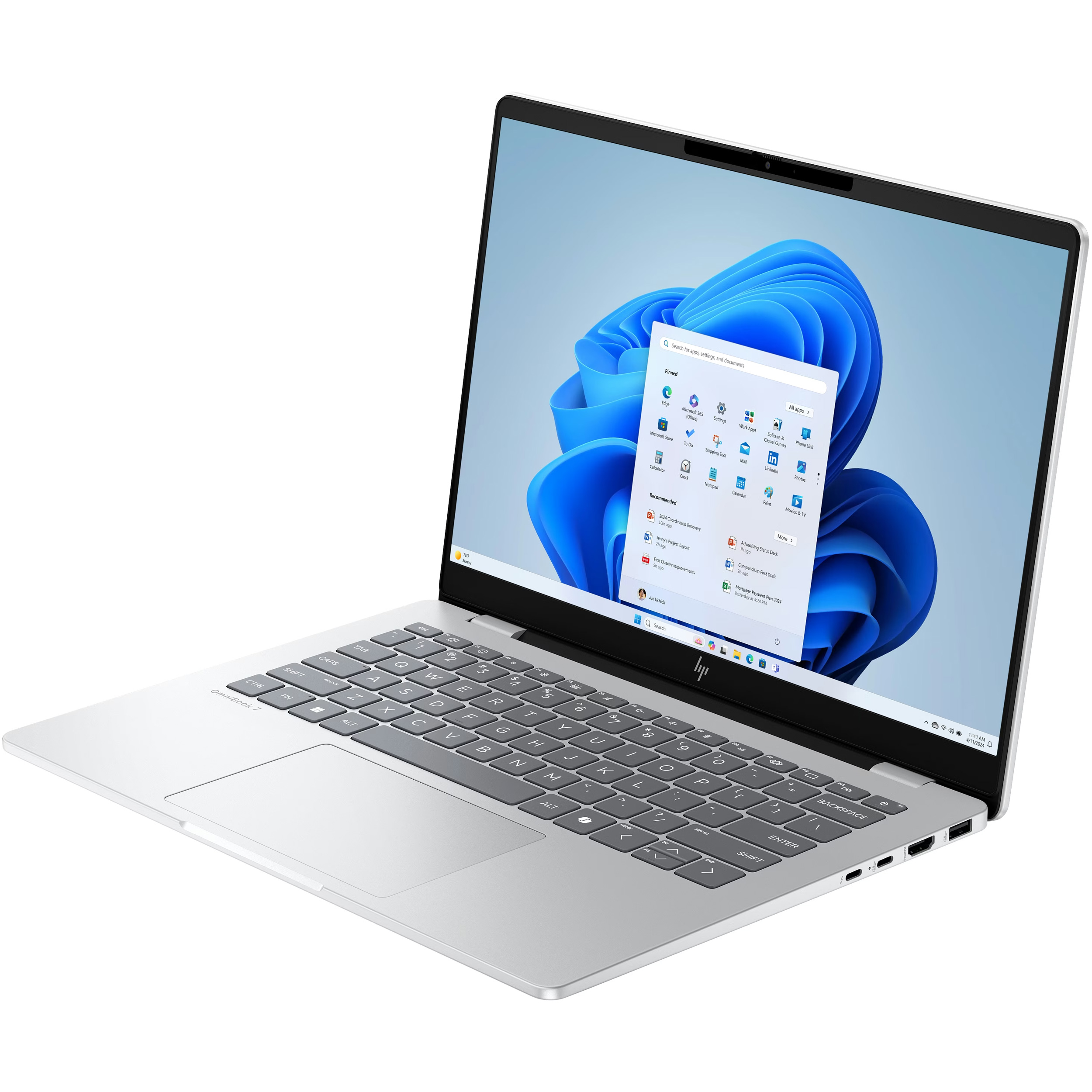 Ноутбук HP OmniBook 7 14-fr0001ua Glacier Silver (C3UT2EA)