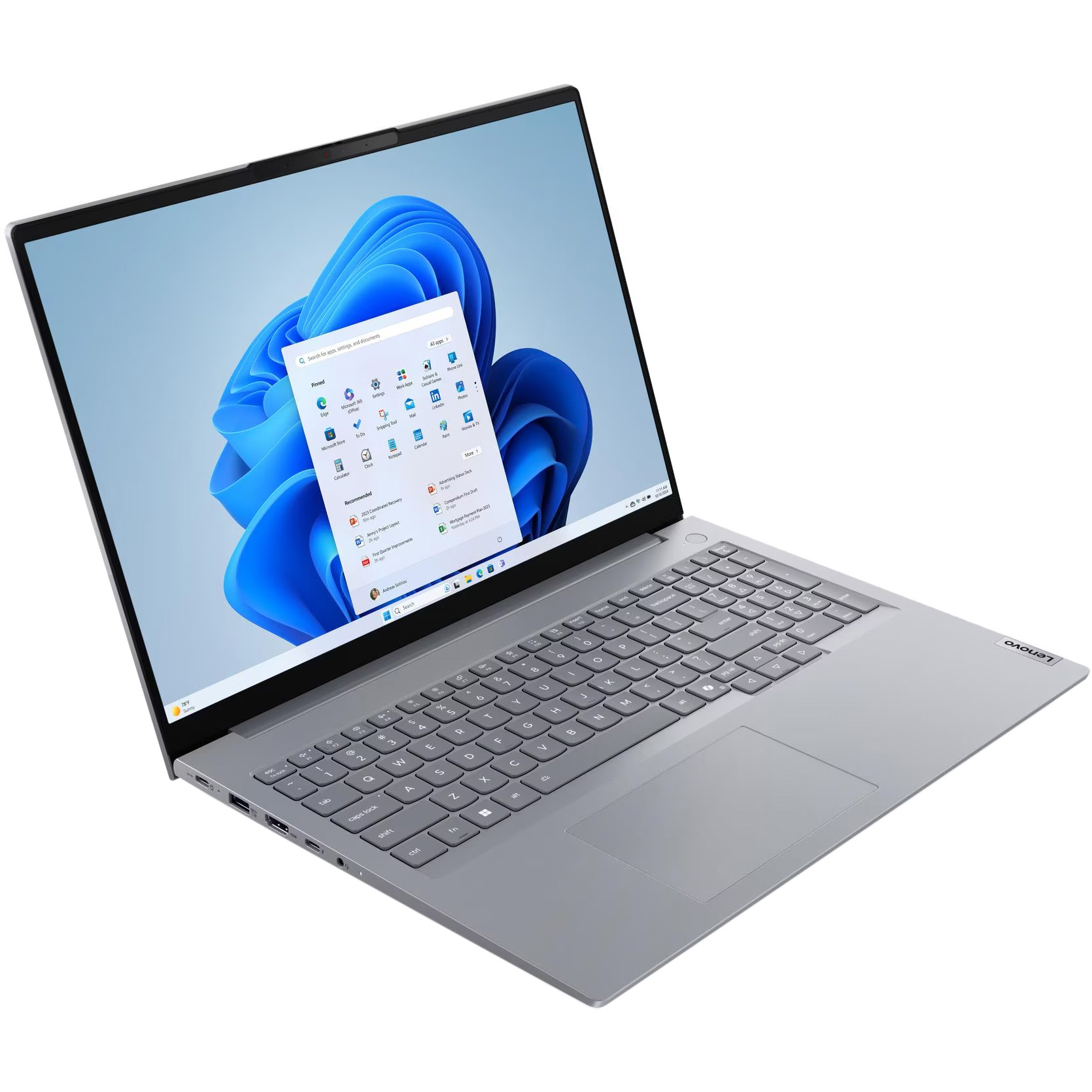 Ноутбук LENOVO ThinkBook 16 G9 IRL Arctic Gray (21US005SRA)