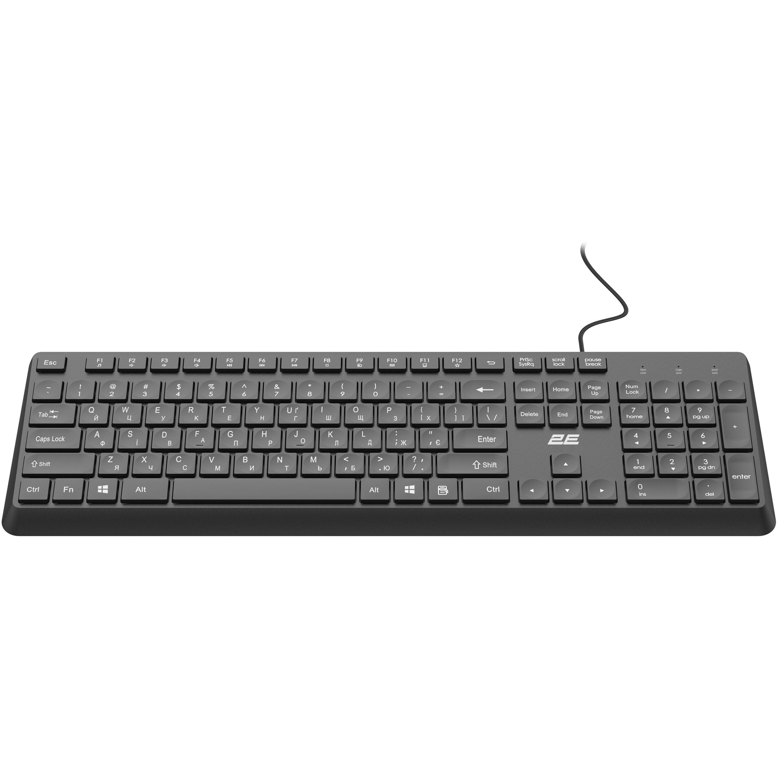 Клавиатура 2E KS405 Black (2E-KS405UBK_UA)