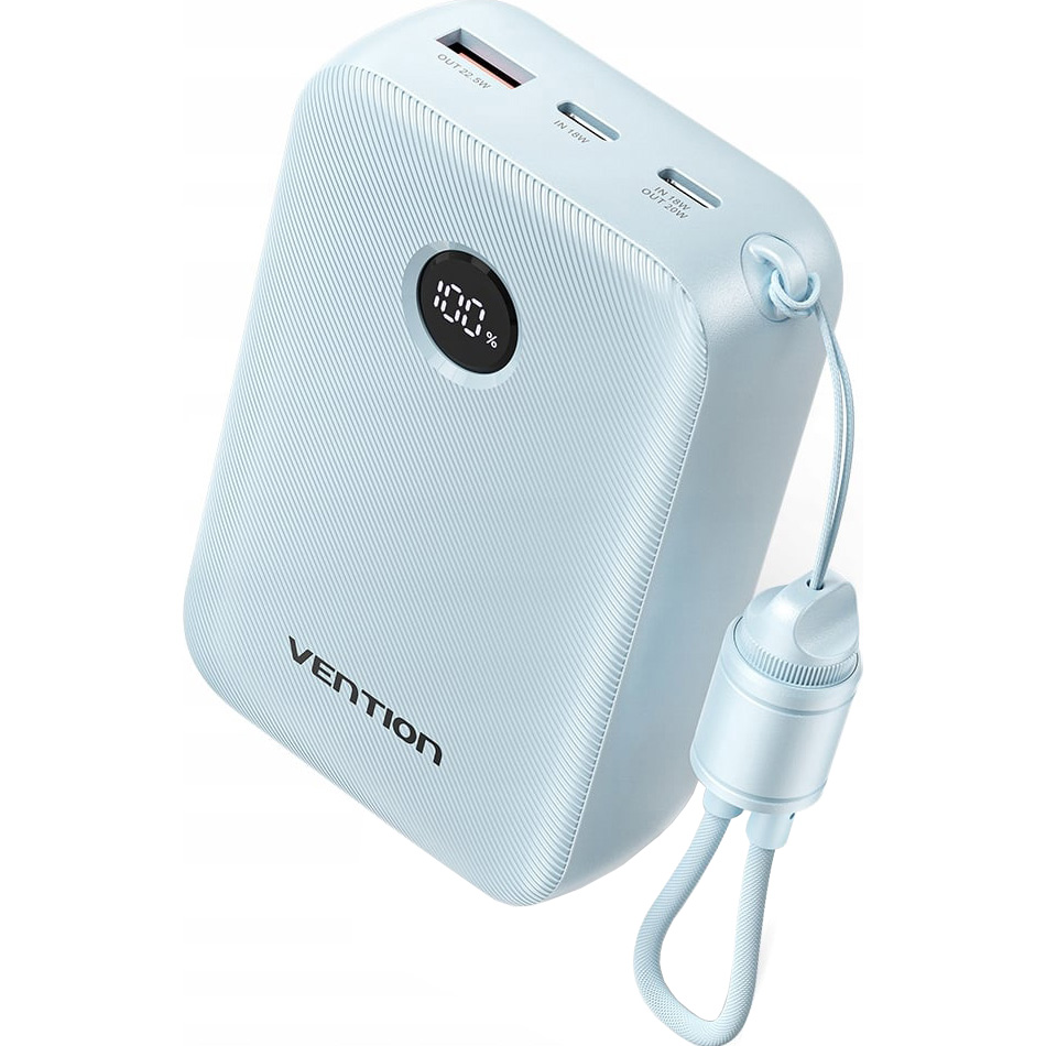Повербанк VENTION Velo 22.5W 20000mAh Blue (FKBL0-C)