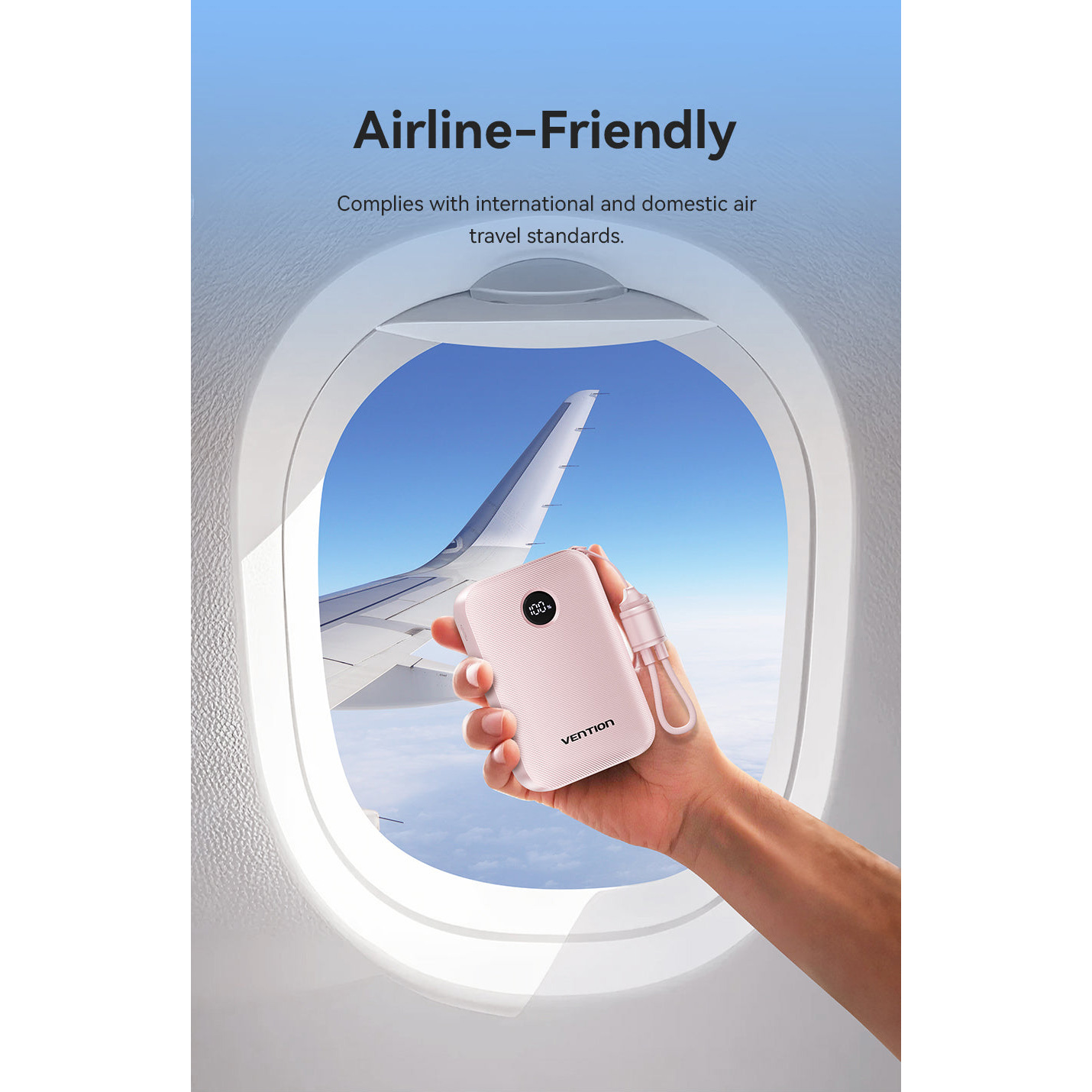 Повербанк VENTION Velo 22.5W 20000mAh Blue (FKBL0-C)