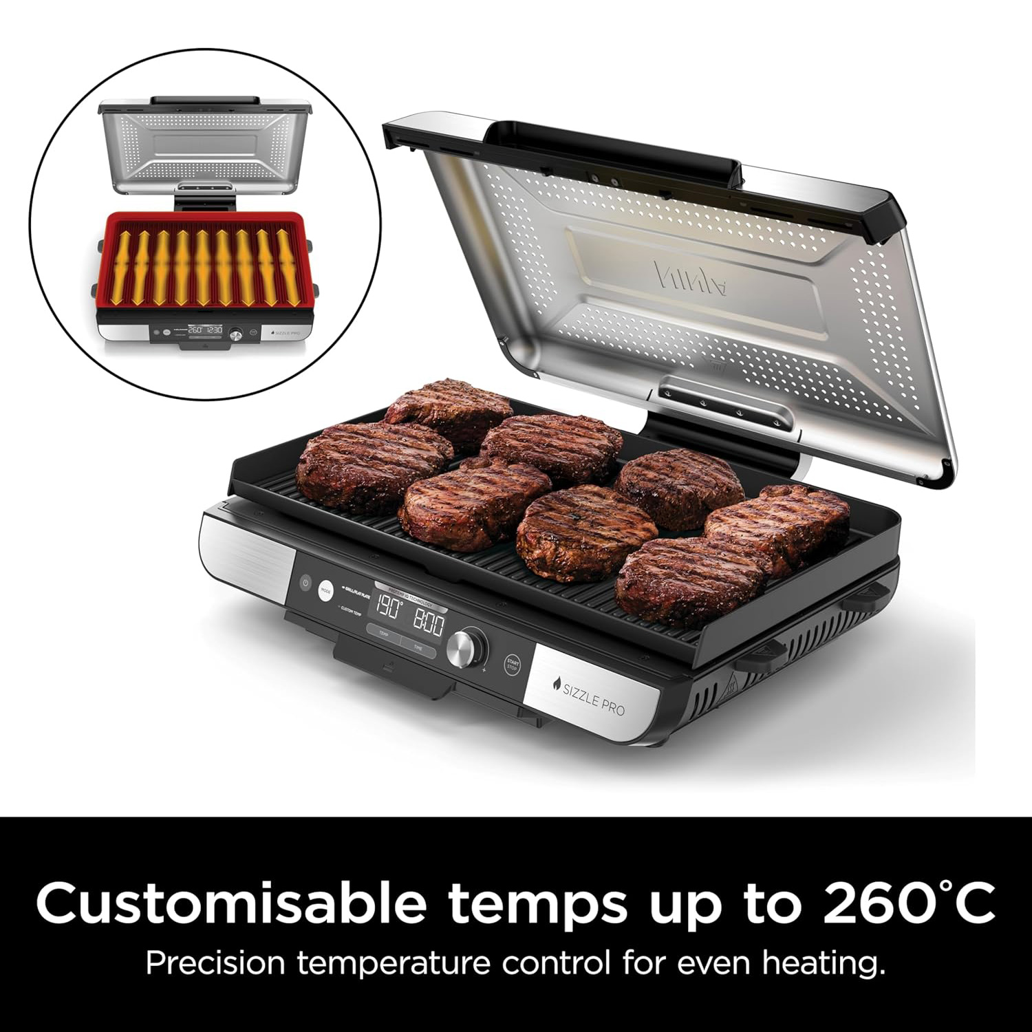Електрогриль NINJA Sizzle Pro XL (GX101EU)