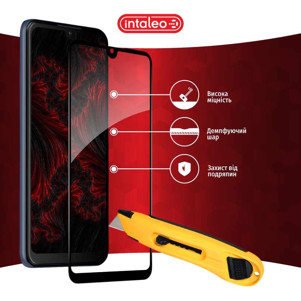 Защитное стекло INTALEO Full Glue для ZTE Blade L220