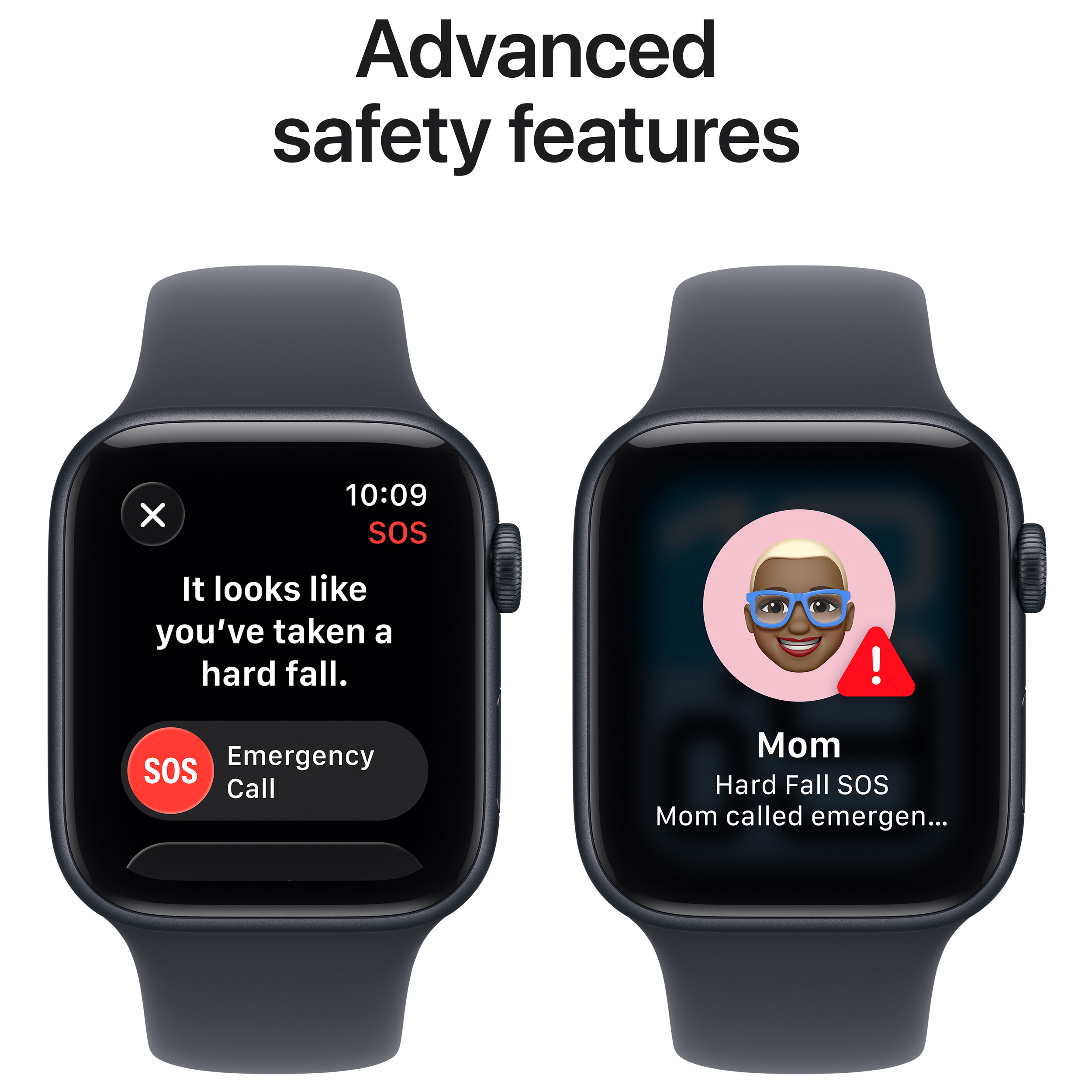 Смарт-годинник APPLE Watch SE 3 GPS + Cellular Midnight Aluminum Case with Midnight Sport Band M/L (MEPJ4RK/A)