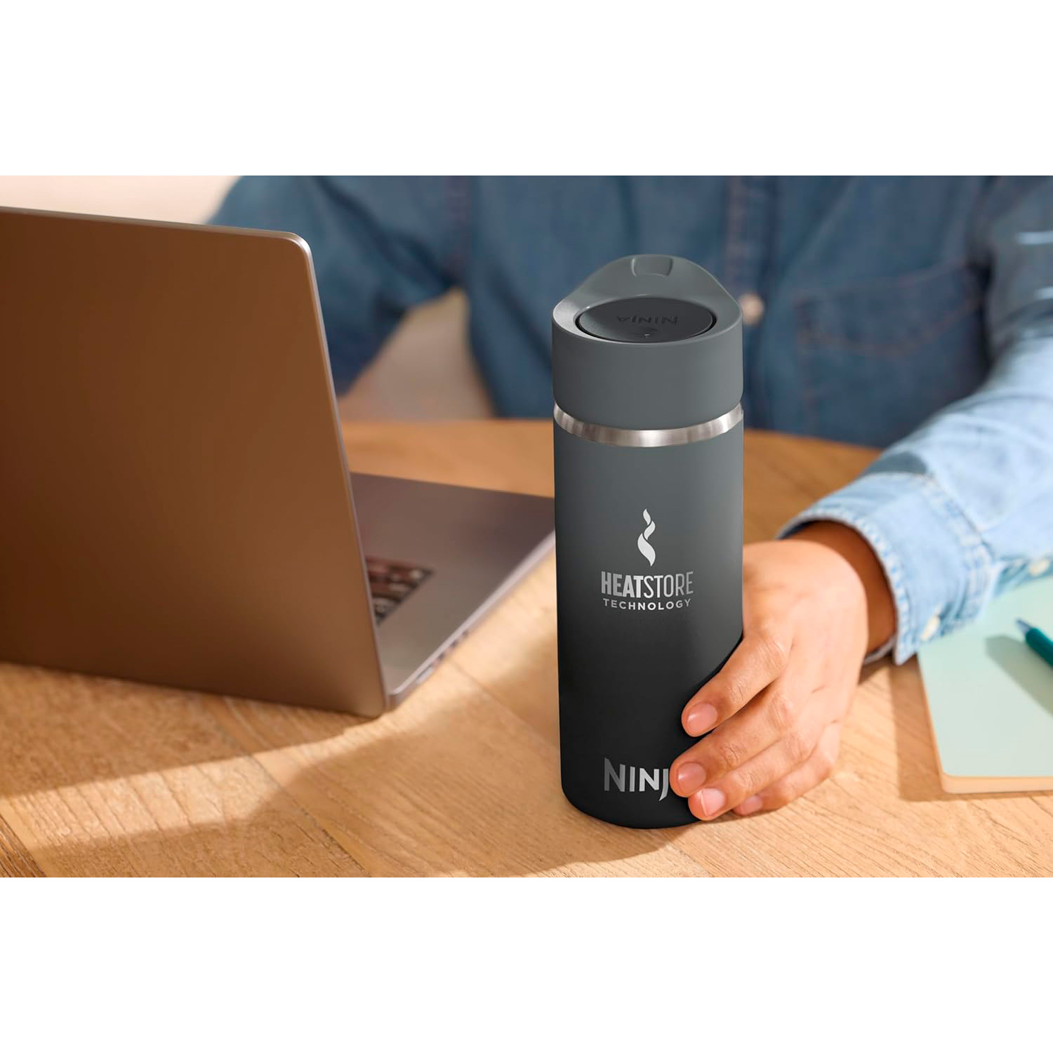 Термос NINJA Sip Perfect 0.4л Black (DW1603EUUKBK)