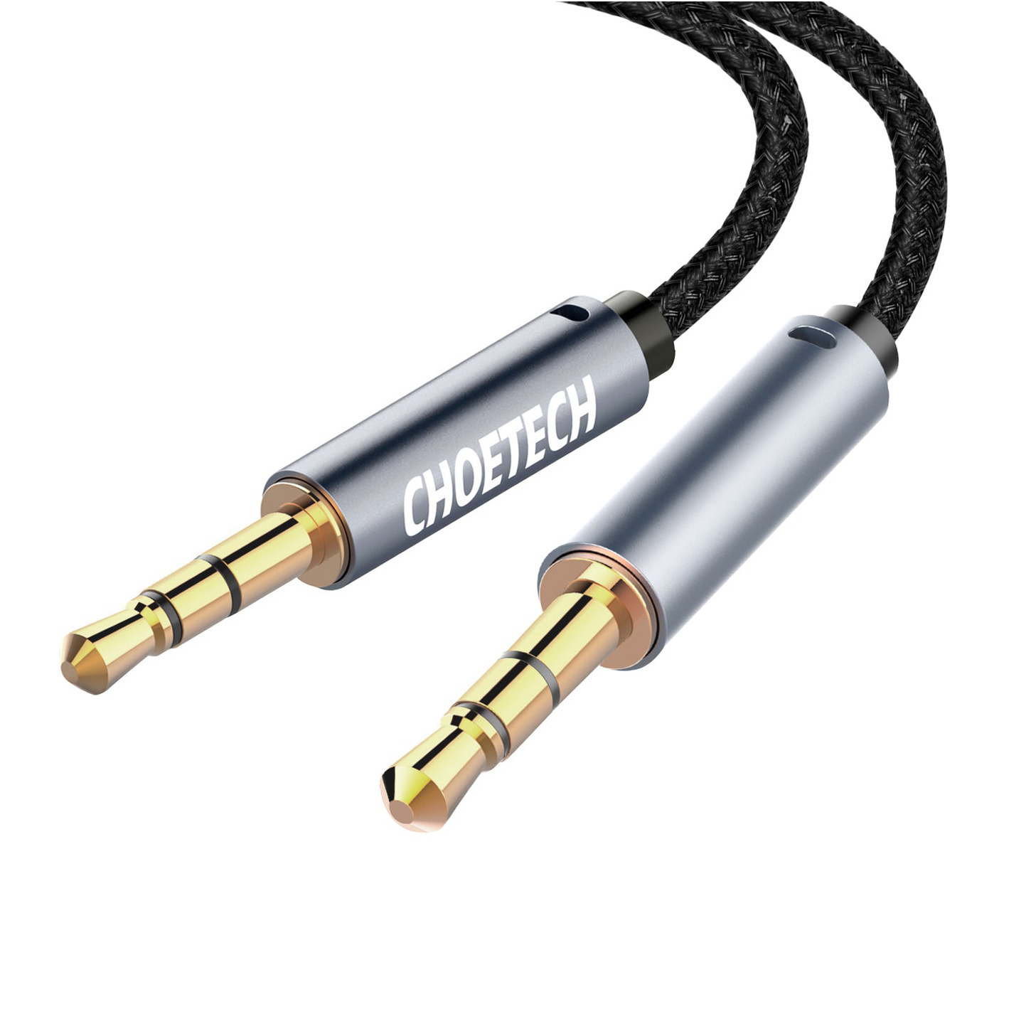 Кабель CHOETECH AUX002 mini-jack 3.5mm 1.2м Black