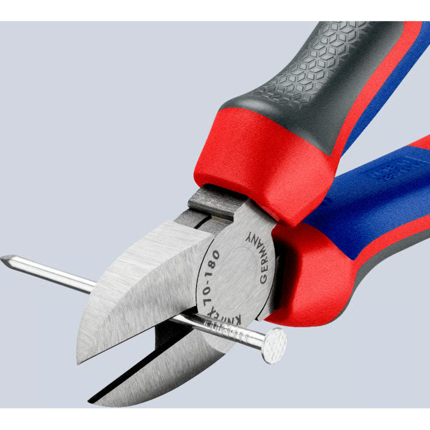 Кусачки діагональні діелектричні KNIPEX 70 02 180 180мм