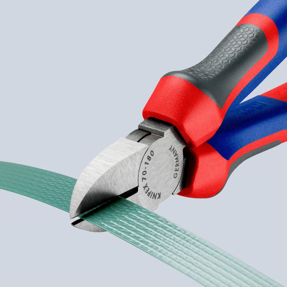 Кусачки діагональні діелектричні KNIPEX 70 02 180 180мм
