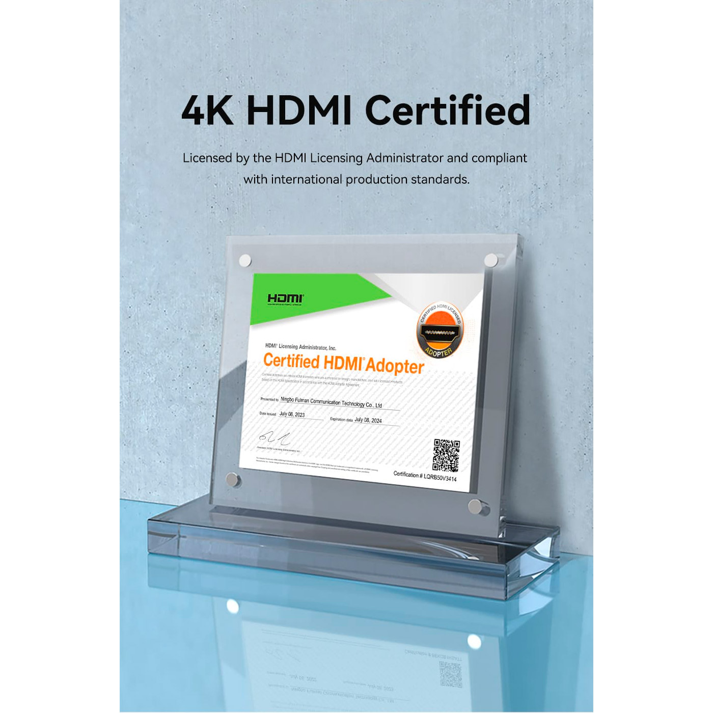 Кабель VENTION Cotton Braided 4K HDMI v2.0 15м Zinc Alloy Type Black (ALMBN)