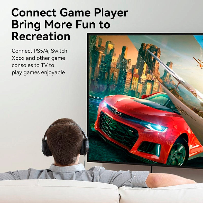 Кабель VENTION 4K@60Hz HDMI v2.0 3м Black (ALIBI)