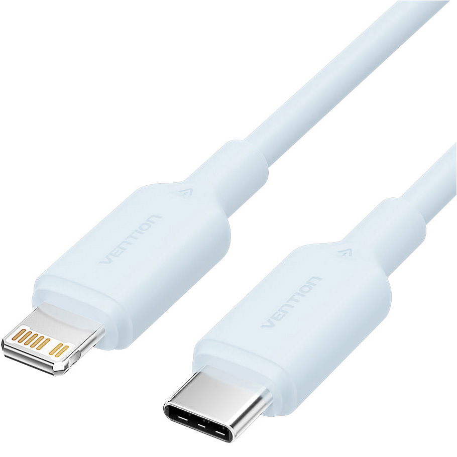 Кабель VENTION USB2.0 Type-C Male to Lightning Male 3A 1м Lake Blue (LAKSF)