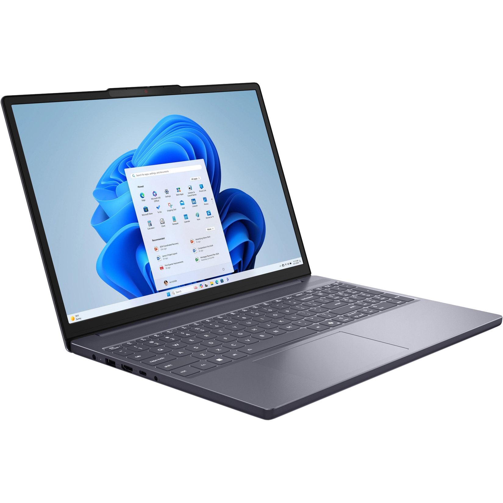 Ноутбук LENOVO Ideapad Slim 3 15IRH10 Luna Gray (83K100UTRA)