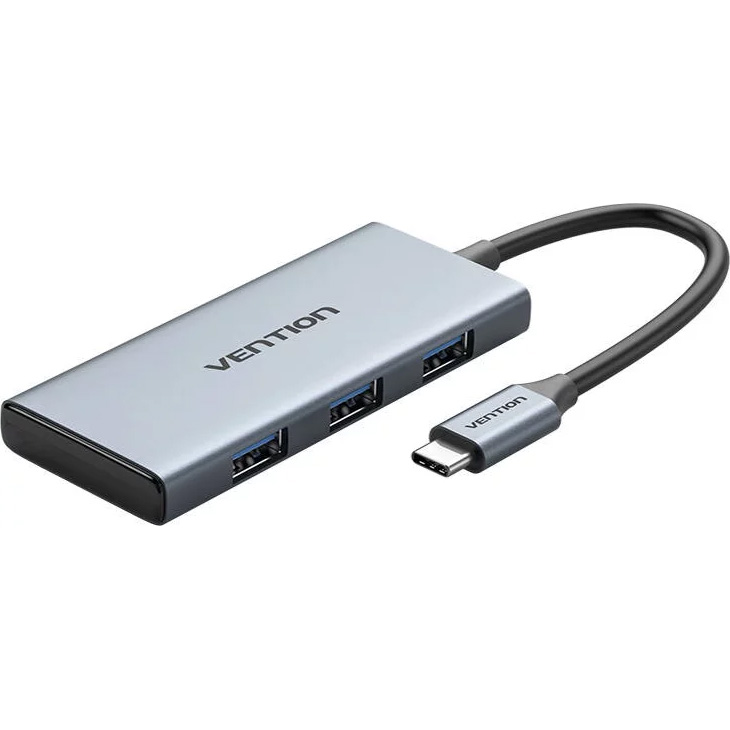 USB-хаб VENTION 6-in-1 USB-C to HDMI/SD/TF/USB3.0x3 Gray (TOOHB)