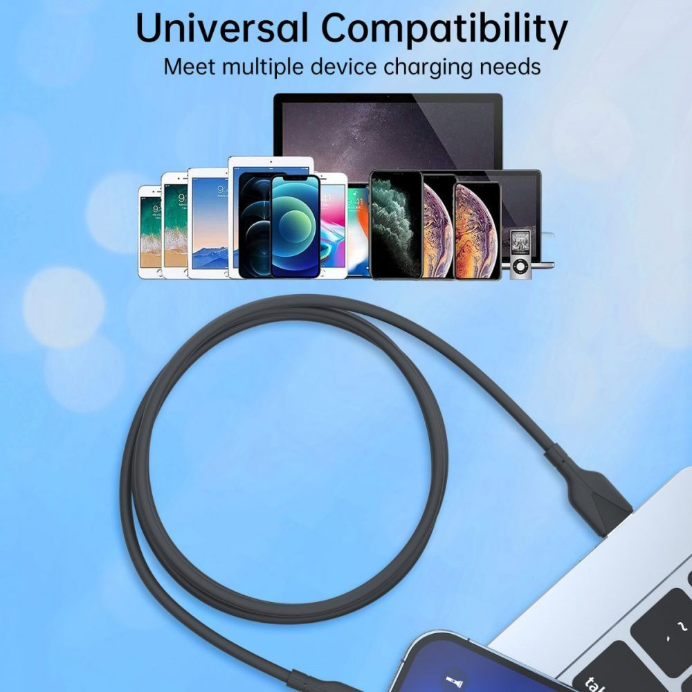 Кабель CHOETECH XAL-0003 USB-A to Lightning 1м Green (XAL-0003-GN-V2)