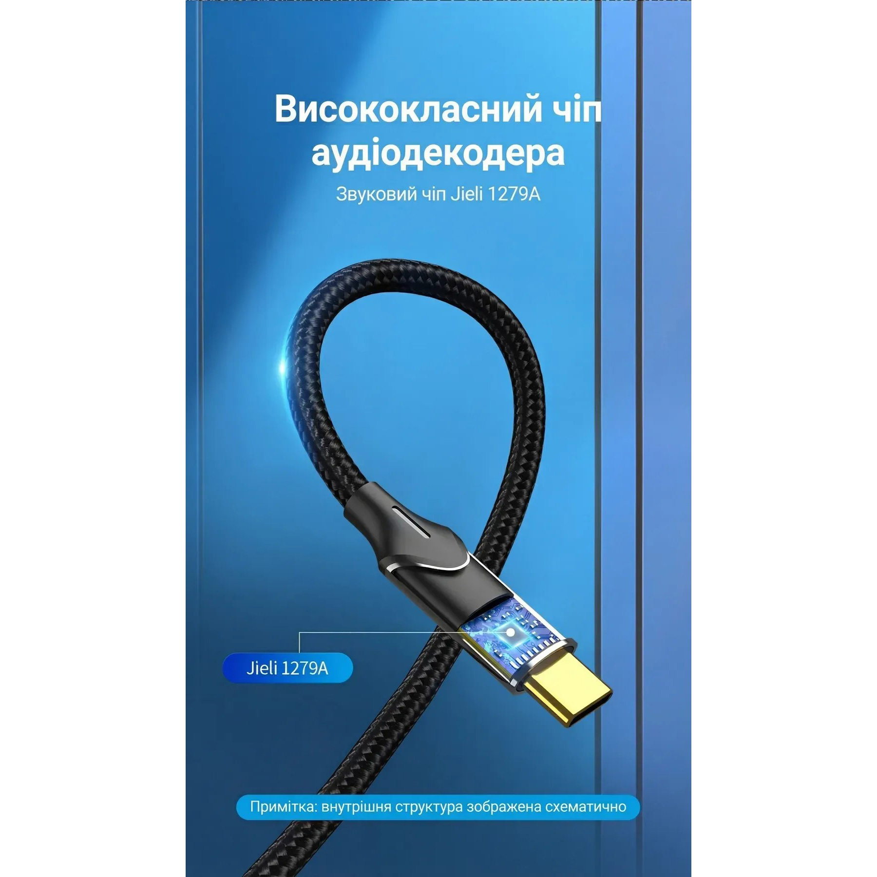 Кабель VENTION USB-C - 2xRCA 0.5м Gray (BGVHD)