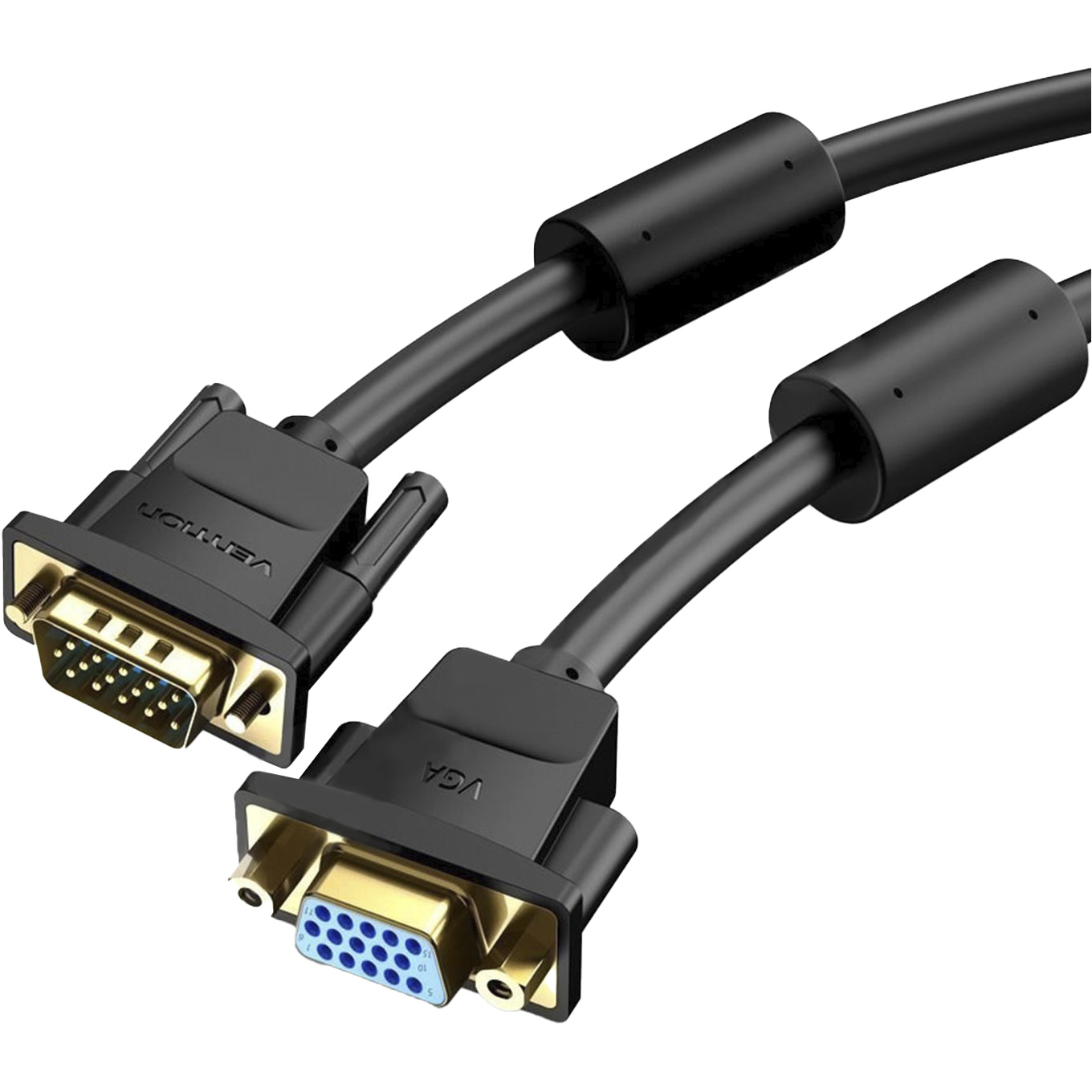 Кабель-удлинитель VENTION VGA 5м Black (DAGBJ)