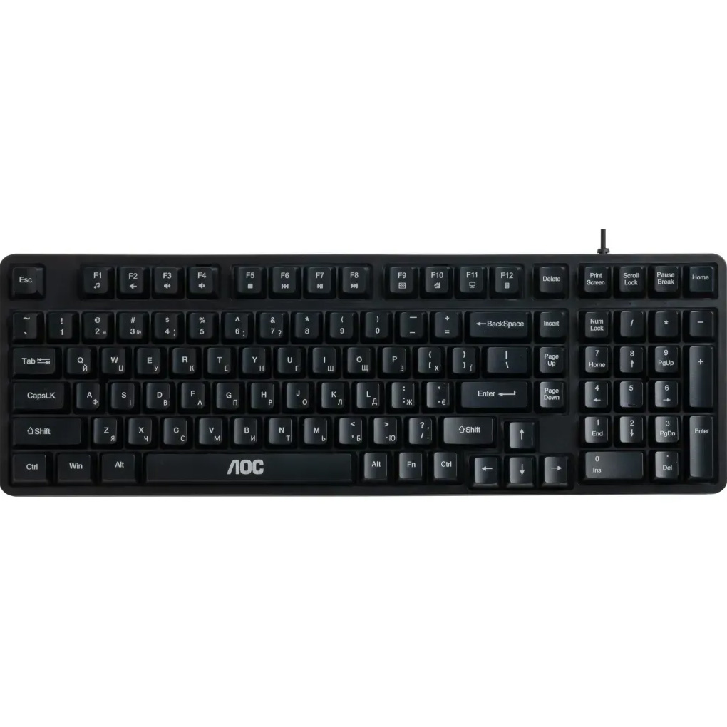 Клавіатура AOC GK116B Gaming LED Black