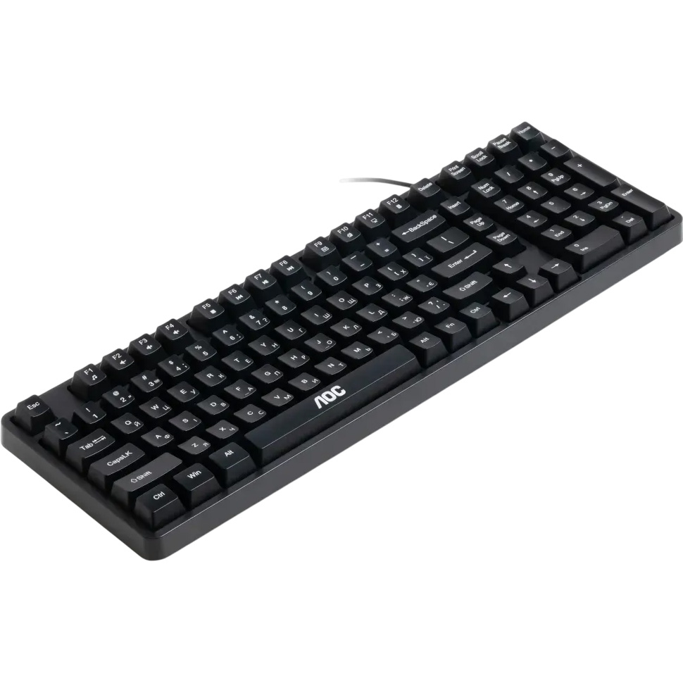 Клавіатура AOC GK116B Gaming LED Black