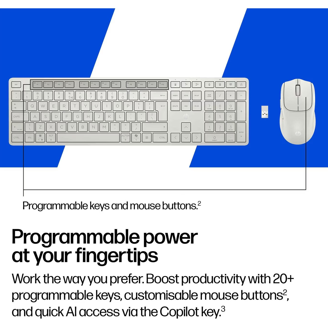 Комплект беспроводной HP 490C Multi-Device Dual-Mode White (BE1M5AA)