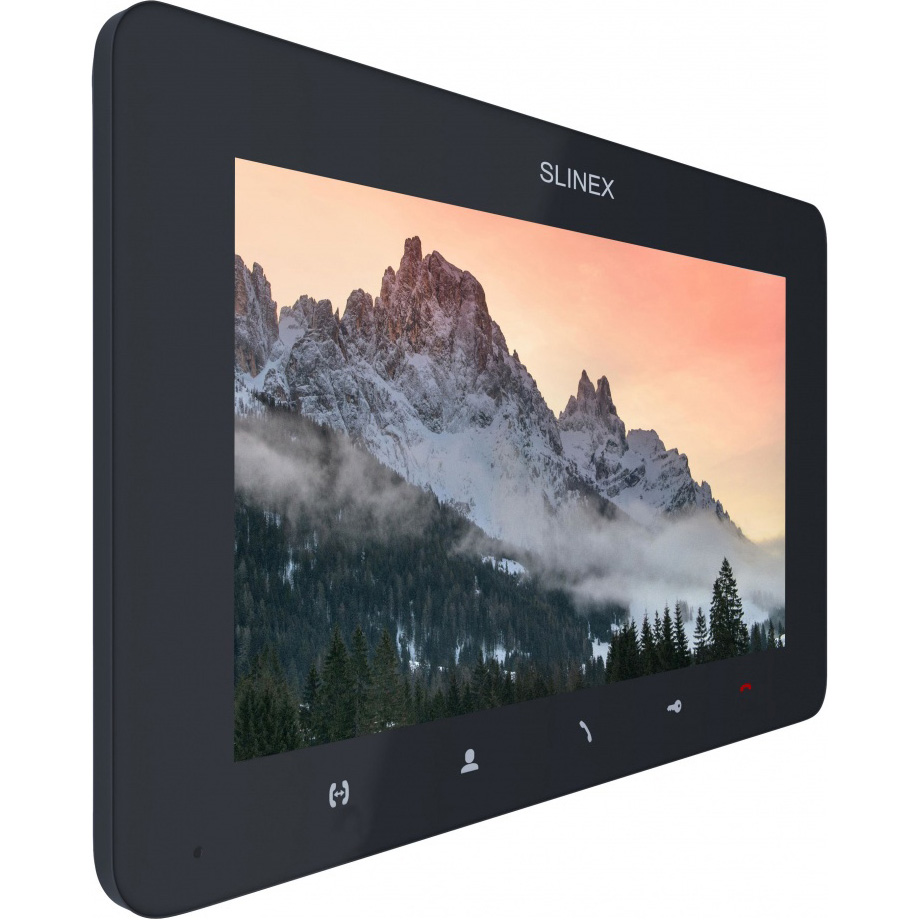 Комплект видеодомофона SLINEX SM-07MN Graphite + ML-17HD Graphite