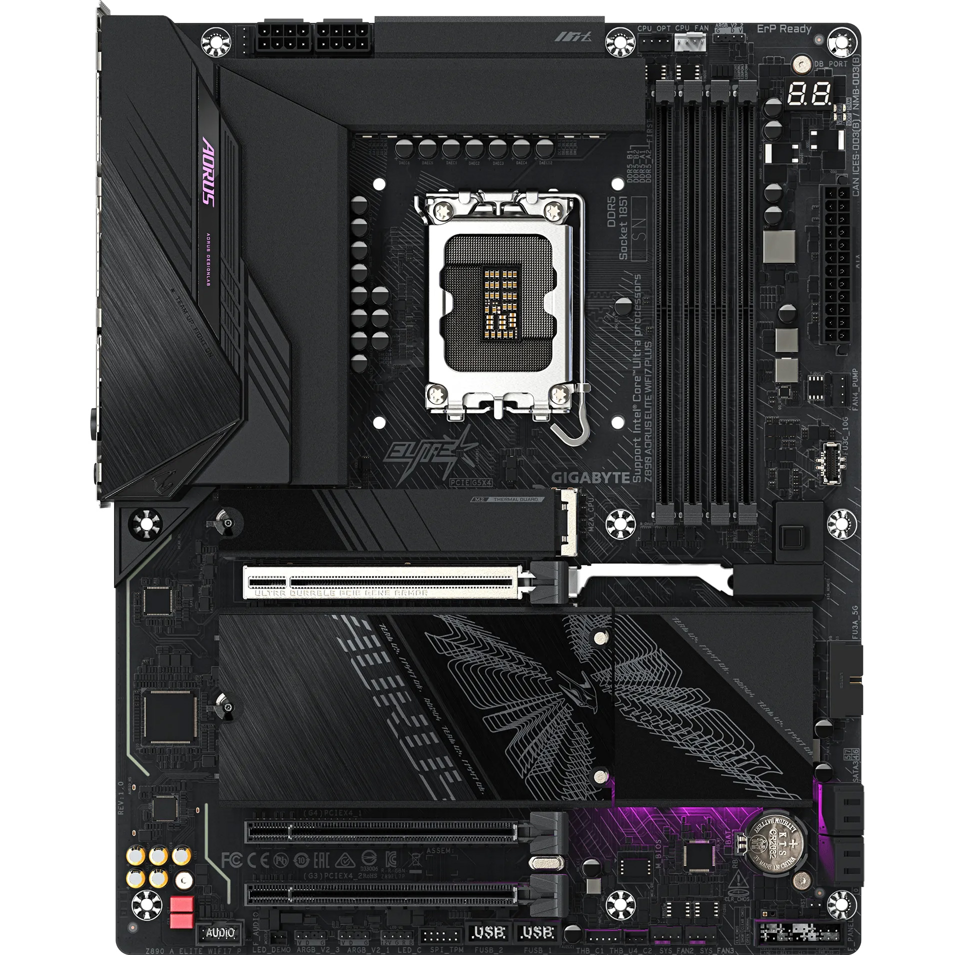 Материнская плата Gigabyte AORUS Z890 Elite WiFi7 Plus