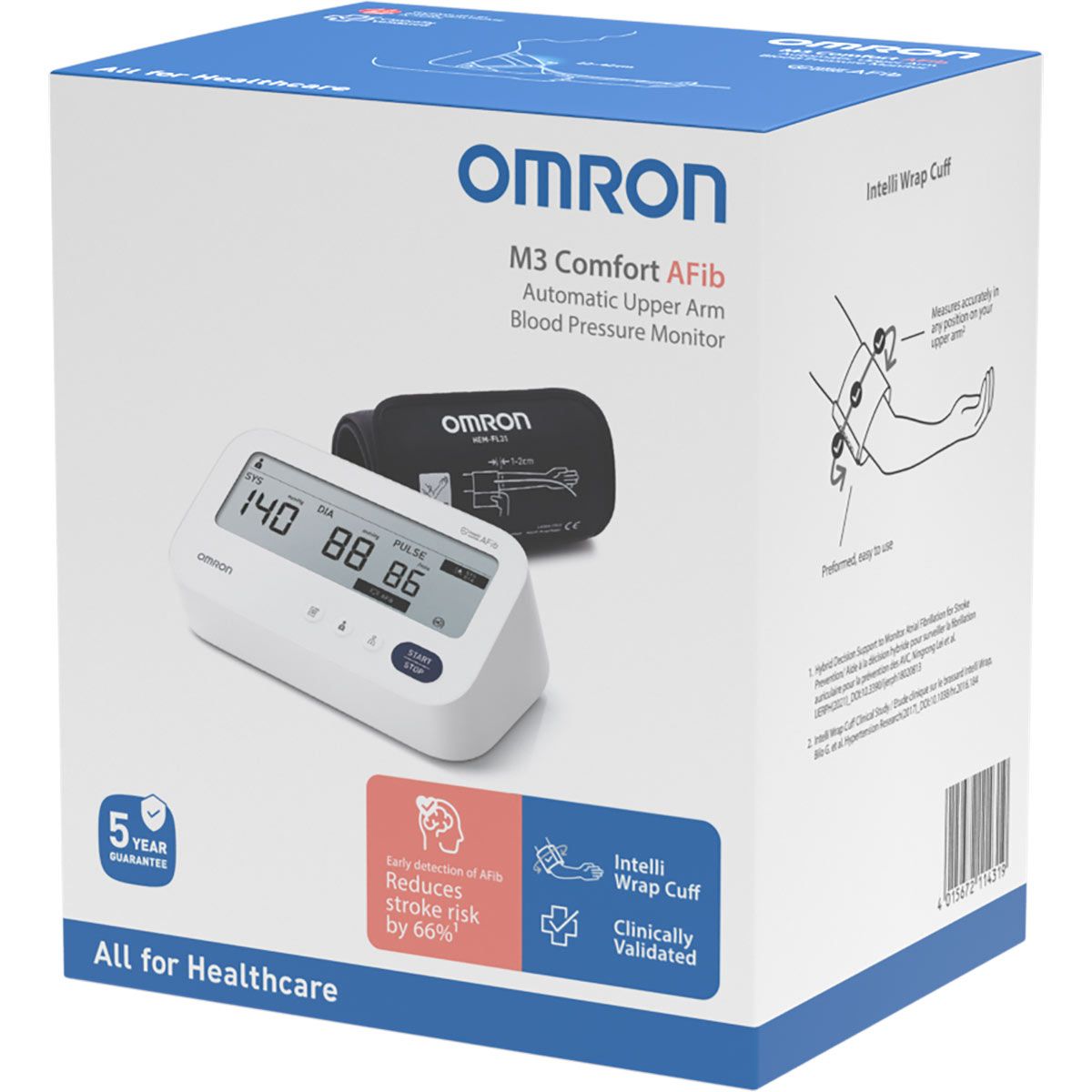 Тонометр OMRON M2 Comfort AFib (з адаптером HHP-CM01) (HEM-7196-FLE)