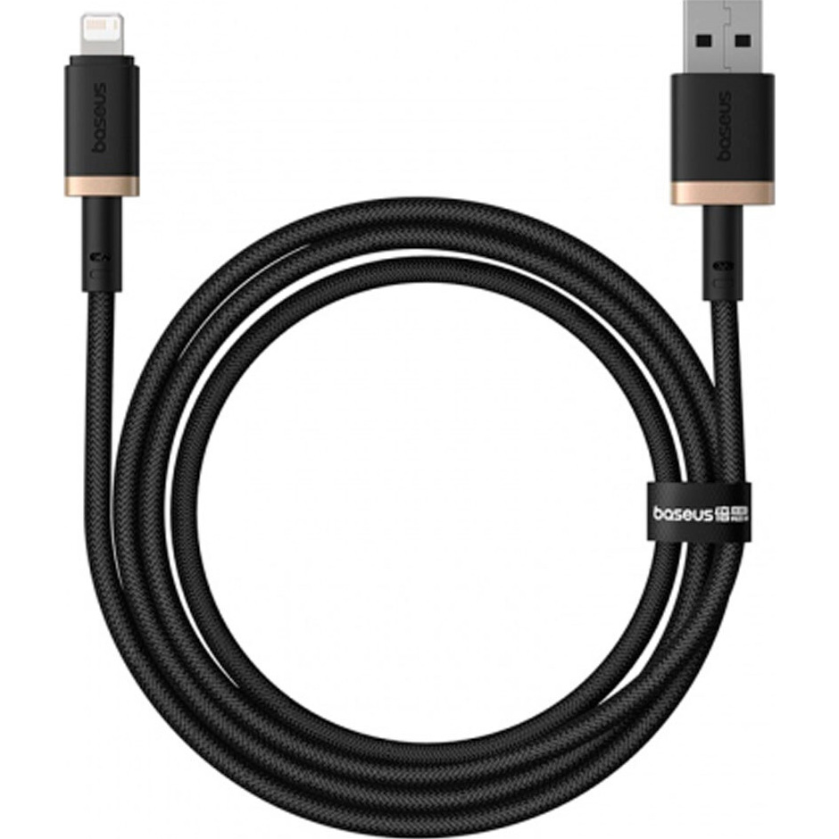Кабель BASEUS Dura Series Fast Charging Cable USB to Lightning 1м Black/Gold (P10377801U01-00)