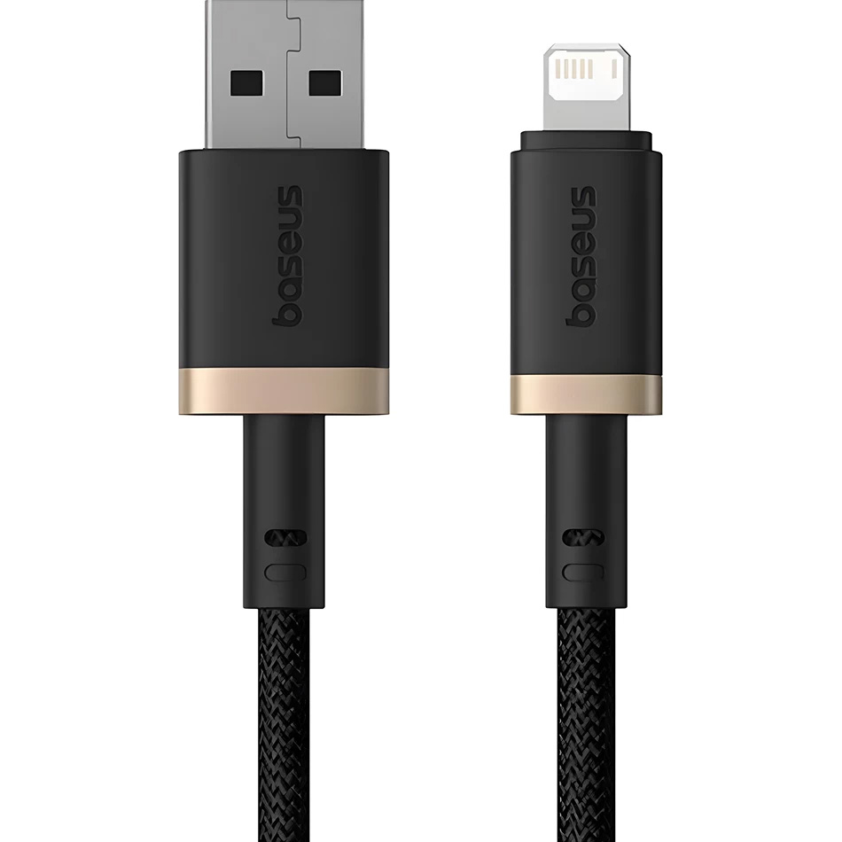 Кабель BASEUS Dura Series Fast Charging Cable USB to Lightning 1м Black/Gold (P10377801U01-00)