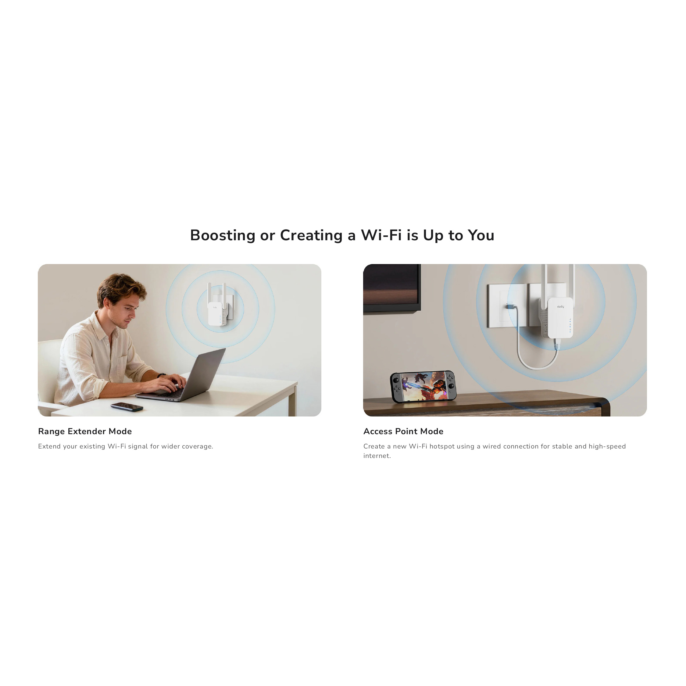 Wi-Fi репитер CUDY RE300